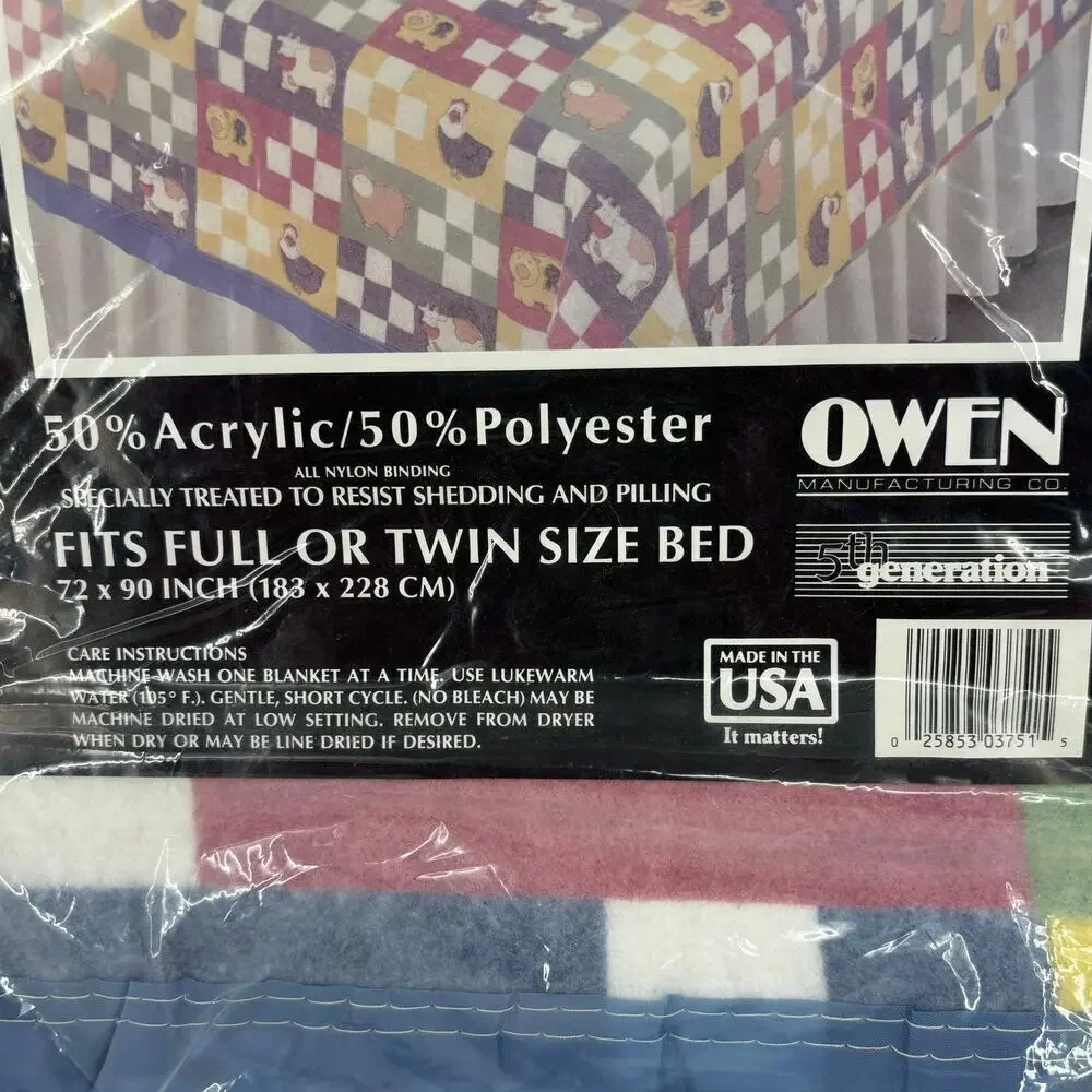 Owen vintage blanket